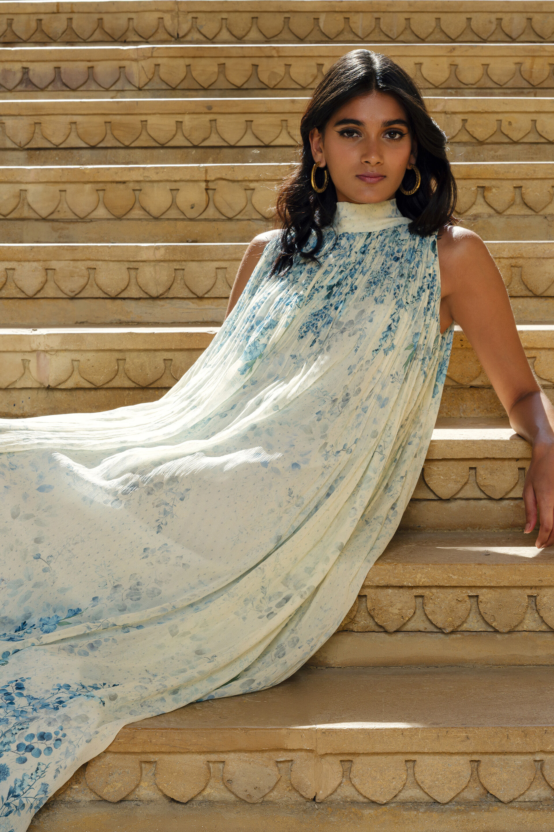 Aluma Gown - Powder Blue, Blue, image 5